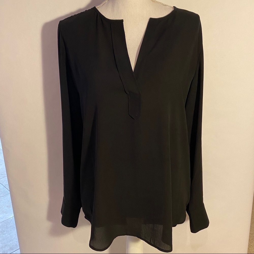 Premise Black V-Cut Blouse